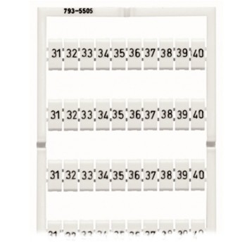 OZNACZNIKI WMB 31-40 X10 OZNACZNIKI