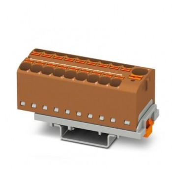 P.PTFIX 10/18X4 NS35 BN Blok rozdzielacza