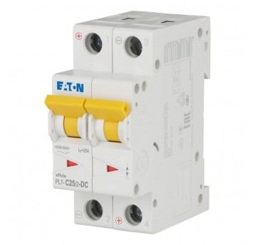 PL7-C25/2-DC WYŁĄCZNIK NADPRĄDOWY 10KA DC