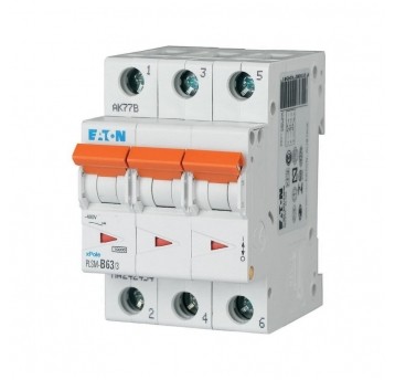 PLSM-C63/3-MW Wyłącznik nadprądowy, 3-bieg.