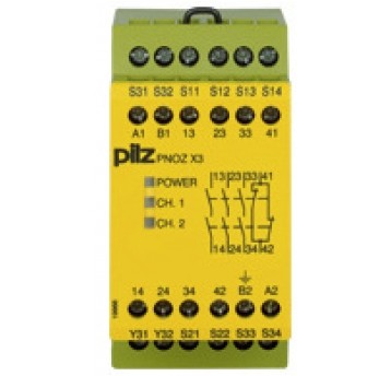 PNOZ X3 24VAC 24VDC 3N/O 1N/C