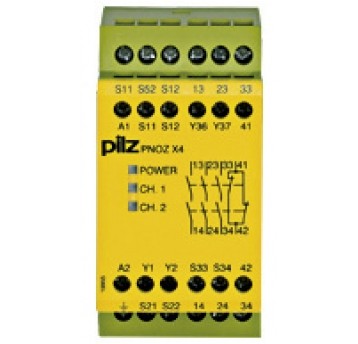 PNOZ X4 230VAC 3n/o 1n/c