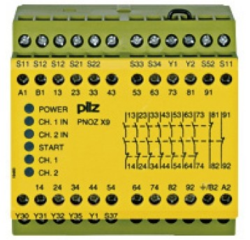 PNOZ X9 230VAC 24VDC 7n/o 2n/c 2so PRZEKAŹNIK