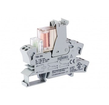 PODSTAWKA Z PRZEKAŹNIKIEM 24VDC 2P z wymuszonym prowadzeniem