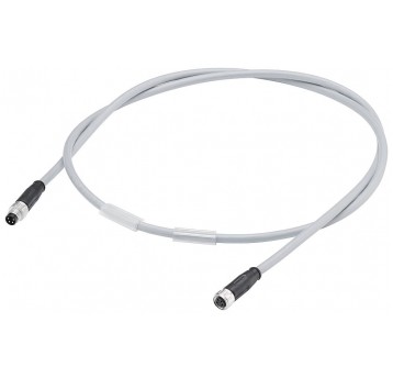 POWER CABLE M8,BOTH ENDS ASSEMBLED WITH M8 SOCKET, 4-POLE, LENGTH 0.3 M