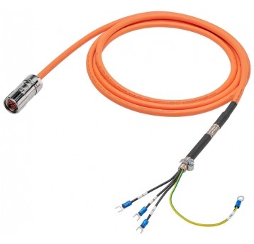 POWER CABLE PRE-ASSEMBLED 6FX3002-5CL11 4X 2.5 FOR MOTOR S-1FL6 HI 40