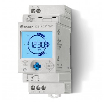 PROGRAMATOR TYGODNIOWY/DOBOWY ELEKTRONICZNY, 1P, 230V AC