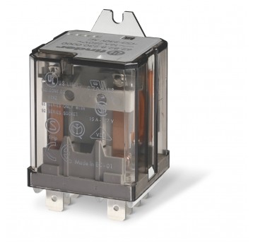 PRZEKAŹNIK 2P 16A 230V AC, NA PANEL, FASTON 250