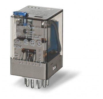 PRZEKAŹNIK 3P 10A 60V AC, PRZYCISK TESTUJĄCY, MECHANICZNY