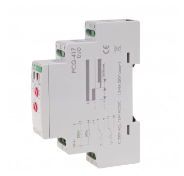 PRZEKAŹNIK CZASOWY 2Z 8A 1-1000S 24VAC/DC PRZEKAŹNIK CZASOWY