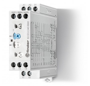 PRZEKAŹNIK CZASOWY FUNKCJE START/AE,GE,IT FE,EEA,DEP,BEP/SHP/ CIĄGŁE NAP