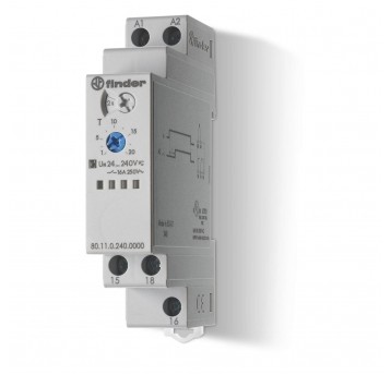 PRZEKAŹNIK CZASOWY JEDNOFUNKCYJNY AI,ZAKRESY CZASOWE OD 0,1S DO