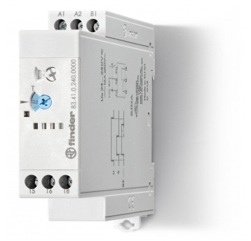 PRZEKAŹNIK CZASOWY JEDNOFUNKCYJNY BE, ZAKRESY CZASOWE OD 0,05S DO