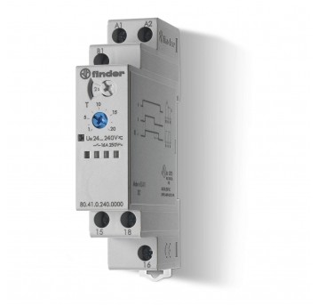 PRZEKAŹNIK CZASOWY JEDNOFUNKCYJNY BE,ZAKRESY CZASOWE OD 0,1S DO