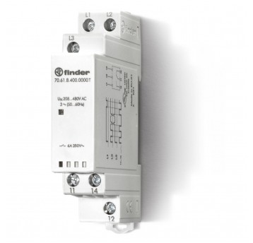 PRZEKAŹNIK KONTROLI NAPIĘCIA 3FAZ. KONTROLA ZANIKU, ROTACJI I