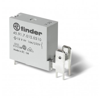 PRZEKAŹNIK MINIATUROWY DO PŁYTKI DRUKOWANEJ, 1Z 16A 24V DC