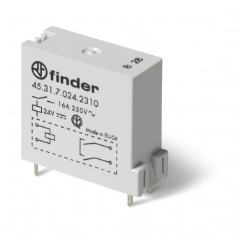 PRZEKAŹNIK MINIATUROWY DO PŁYTKI DRUKOWANEJ, 1Z 16A 24V DC