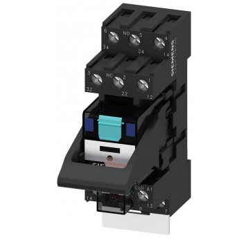 PRZEKAŹNIK WTYKOWY KOMPLETNY 24V DC