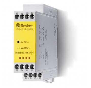 Przekaźnik z wymuszonym prowadzeniem styk