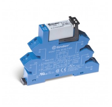 PRZEKAŹNIKOWY MODUŁ SPRZĘGAJĄCY 14MM, 1 P 16A 24VAC/DC, STYKI AGNI,