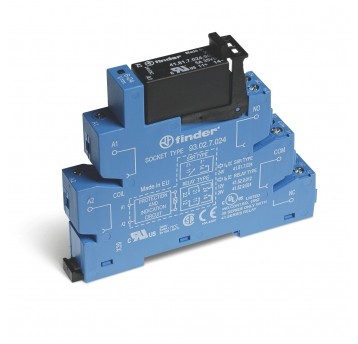 PRZEKAŹNIKOWY MODUŁ SPRZĘGAJĄCY 14MM, SSR WYJ. OC 3A 12...240VAC ZASIL.