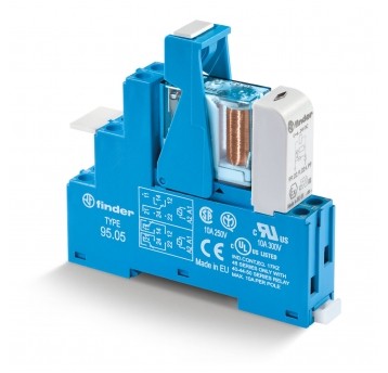 PRZEKAŹNIKOWY MODUŁ SPRZĘGAJĄCY 15,8MM, 2P 10A 24VDC, STYKI AGNI,