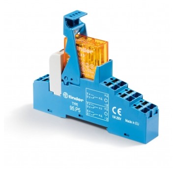 PRZEKAŹNIKOWY MODUŁ SPRZĘGAJĄCY 15,8MM, 2P 8A 24VAC, STYKI AGNI,