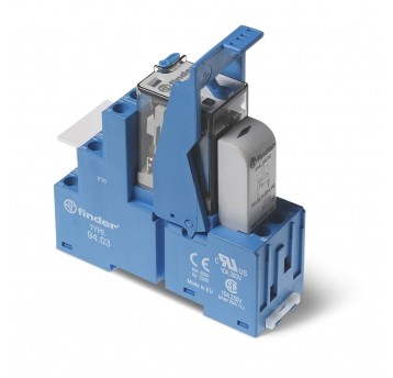 PRZEKAŹNIKOWY MODUŁ SPRZĘGAJĄCY 27MM, 3P 10A 120VAC, STYKI AGNI,