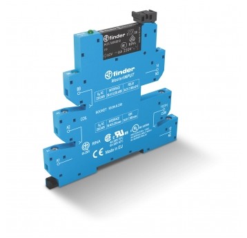PRZEKAŹNIKOWY MODUŁ SPRZĘGAJĄCY 6,2MM MASTERINPUT,1P 6A 220VDC,