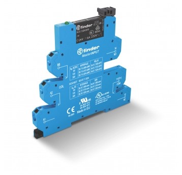 PRZEKAŹNIKOWY MODUŁ SPRZĘGAJĄCY 6,2MM MASTERINPUT,1P 6A 6VAC/DC,