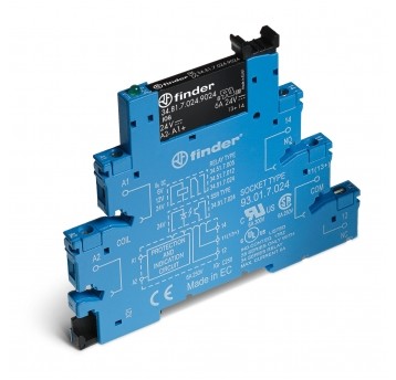 PRZEKAŹNIKOWY MODUŁ SPRZĘGAJĄCY 6,2MM, SSR WYJ. 100MA /48VDC ZASIL.