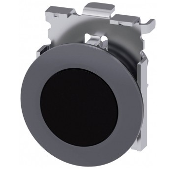 PRZYCISK, 30MM, OKRĄGŁY, METAL, MATOWY, CZ