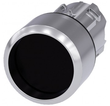 PRZYCISK D-S METAL POŁYSK CZARNY NIEPODŚWIETLANY