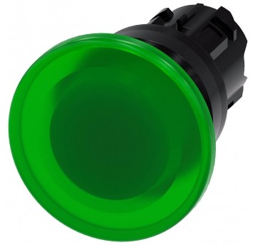 PRZYCISK GRZYBKOWY PODŚWIETLANY, 22MM, OKR