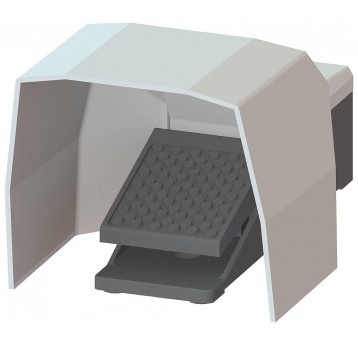 PRZYCISK NOŻNY 1NO+1NC PEDAŁ Z OSŁONĄ