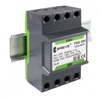PSS30N, 30VA 230/24V TRANSFORMATOR 1-FAZ.
