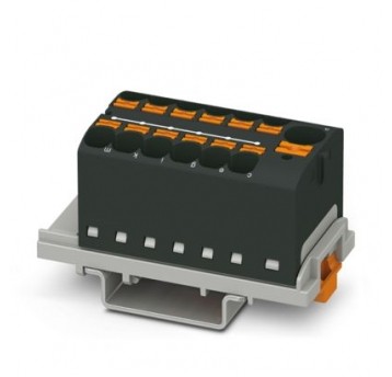 PTFIX 10/12X4-NS35 BK Blok rozdzielacza