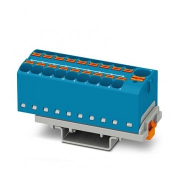 PTFIX 10/18X4 NS35 BU Blok rozdzielacza