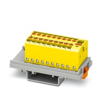 PTFIX 4/18X1,5‑NS35 YE Blok rozdzielacza