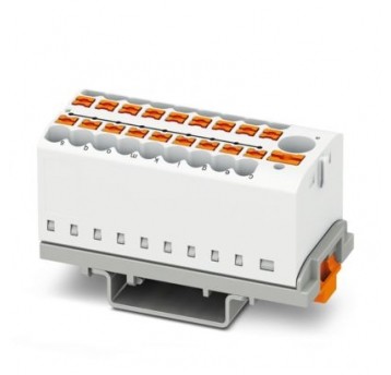 PTFIX 6/18X2,5-NS35 WH Blok rozdzielaczY