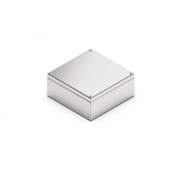 PUSZKA PRZYŁĄCZENIOWA W150X150X120 IP66 BEZ PŁYTY MONTAŻOWEJ AISI304 I