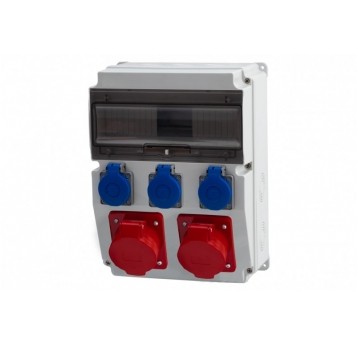 ROZDZIELNIA CAJA 12M 16A 5p, 32A 5p,3x230
