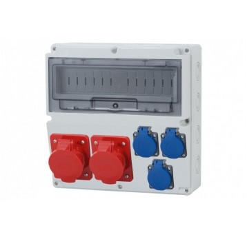 ROZDZIELNICA LAGO 16A 5p, 32A 5p, 3x230V