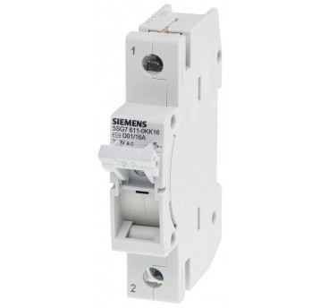 ROZŁĄCZNIK BEZP. MINIZED, WLK. D01, 6A 1P