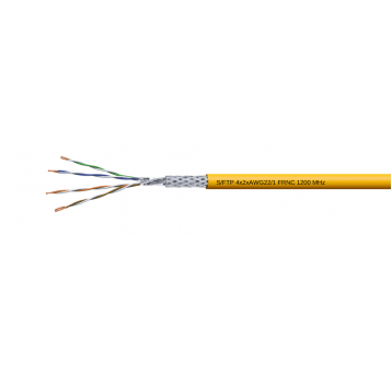 S/FTP 4x2xAWG 22/1 KAT.7A ZÓŁTY