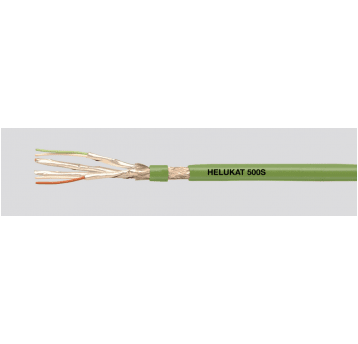 SF/FTP 4X2XAWG24/7 PUR ZIELONY HELUKAT 500S