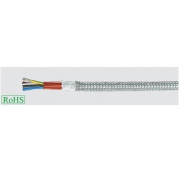 SIHF/GL-P 3x1,5 KABEL W OPLOCIE STALOWYM KABEL SILIKONOWY