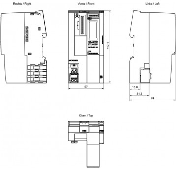 SIMATIC ET 200SP, MODUŁ INTERFEJSU IM155-6PN HS