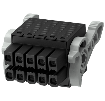 SIMATIC S7-1200 G2, spare part, I/O terminal block tin-coated, in push-in design, gray, for CPU 1212C