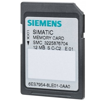SIMATIC S7, MEMORY CARD FOR S7-1X 00 CPU/S SINAMICS, 3, 3 V FLASH, 4 MB